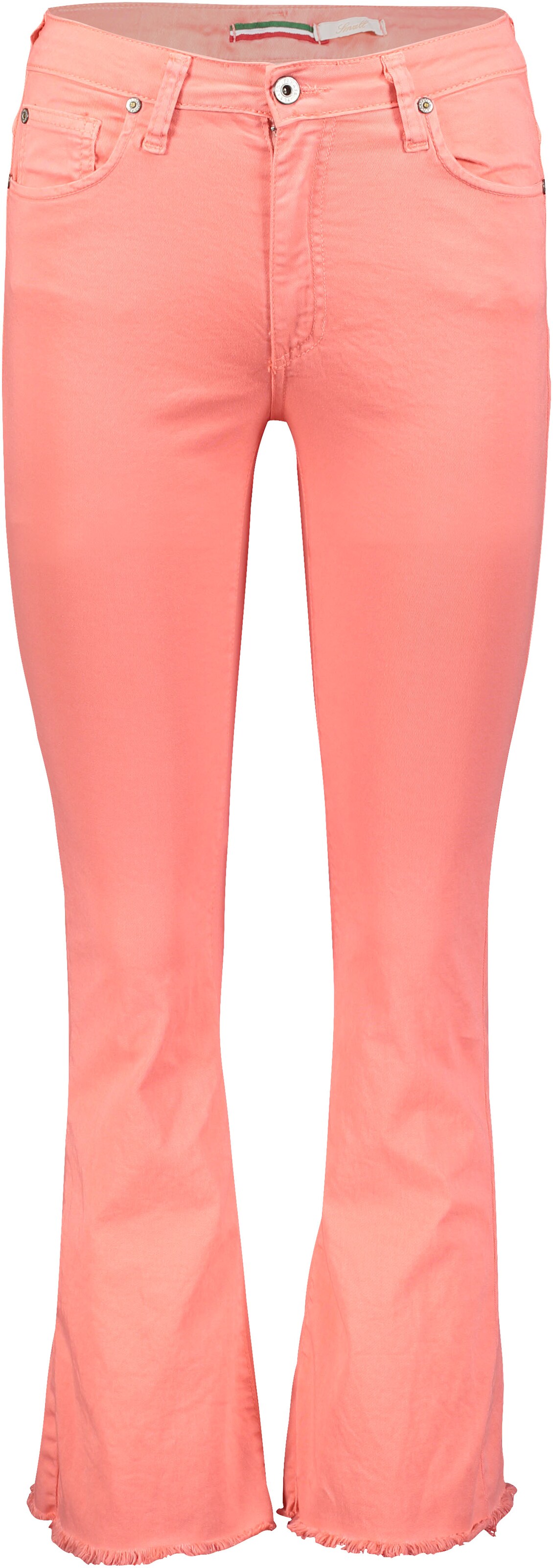 PLEASE Bootcut Jeans in Pink: Vorderseite