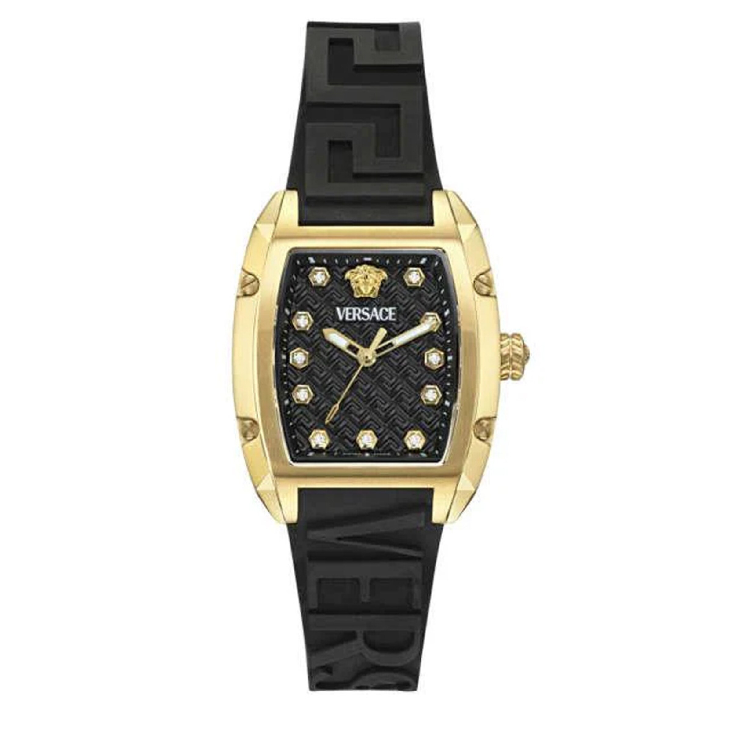 VERSACE Uhr in Schwarz: Vorderseite