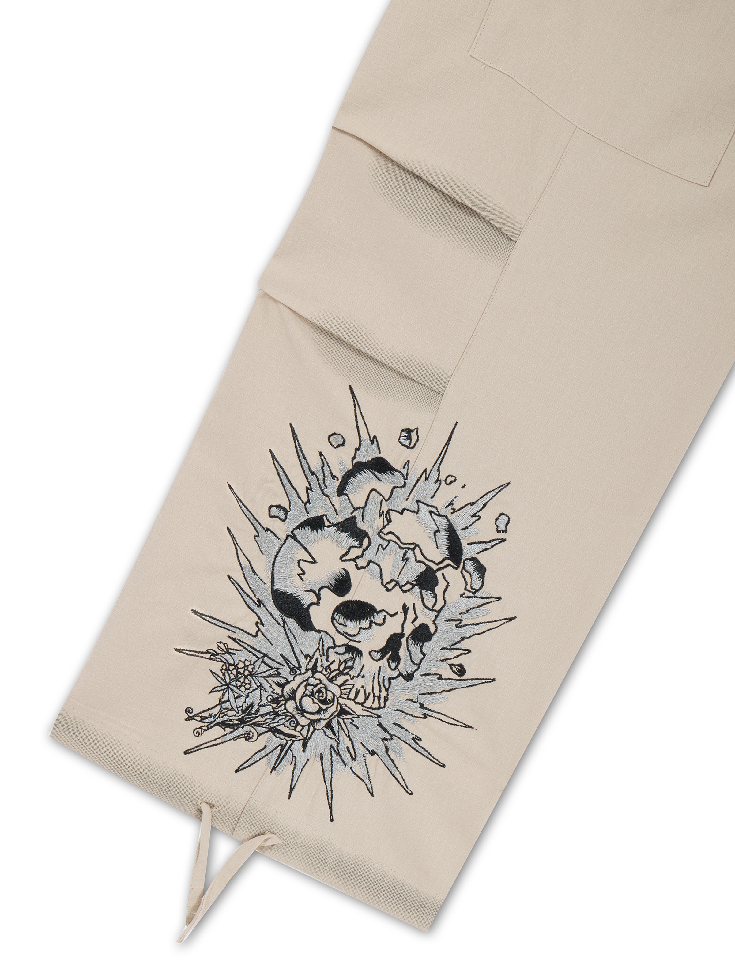 regular Pantaloni funzionali di Ed Hardy in grigio: frontale