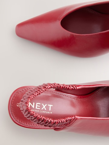 Next - Zapatos destalonado 'Forever Comfort®' en rojo