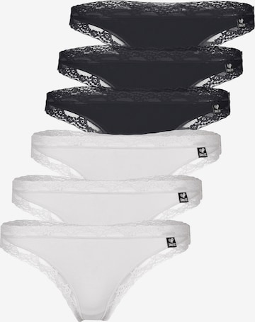 like it! Thong 'Olivia' in White: front