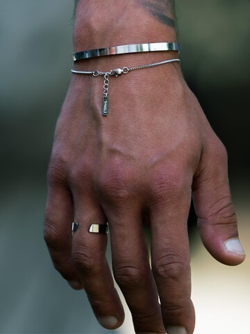 Eternal Bracelet 'Box' in Silver: front