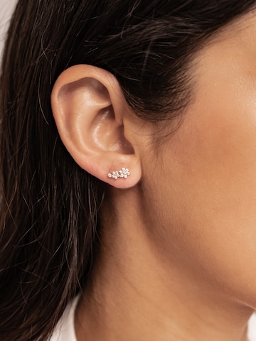 Hey Happiness - Pendientes 'Mini Floral' en oro
