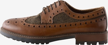 Next Buty sznurowane w kolorze brązowy: przód