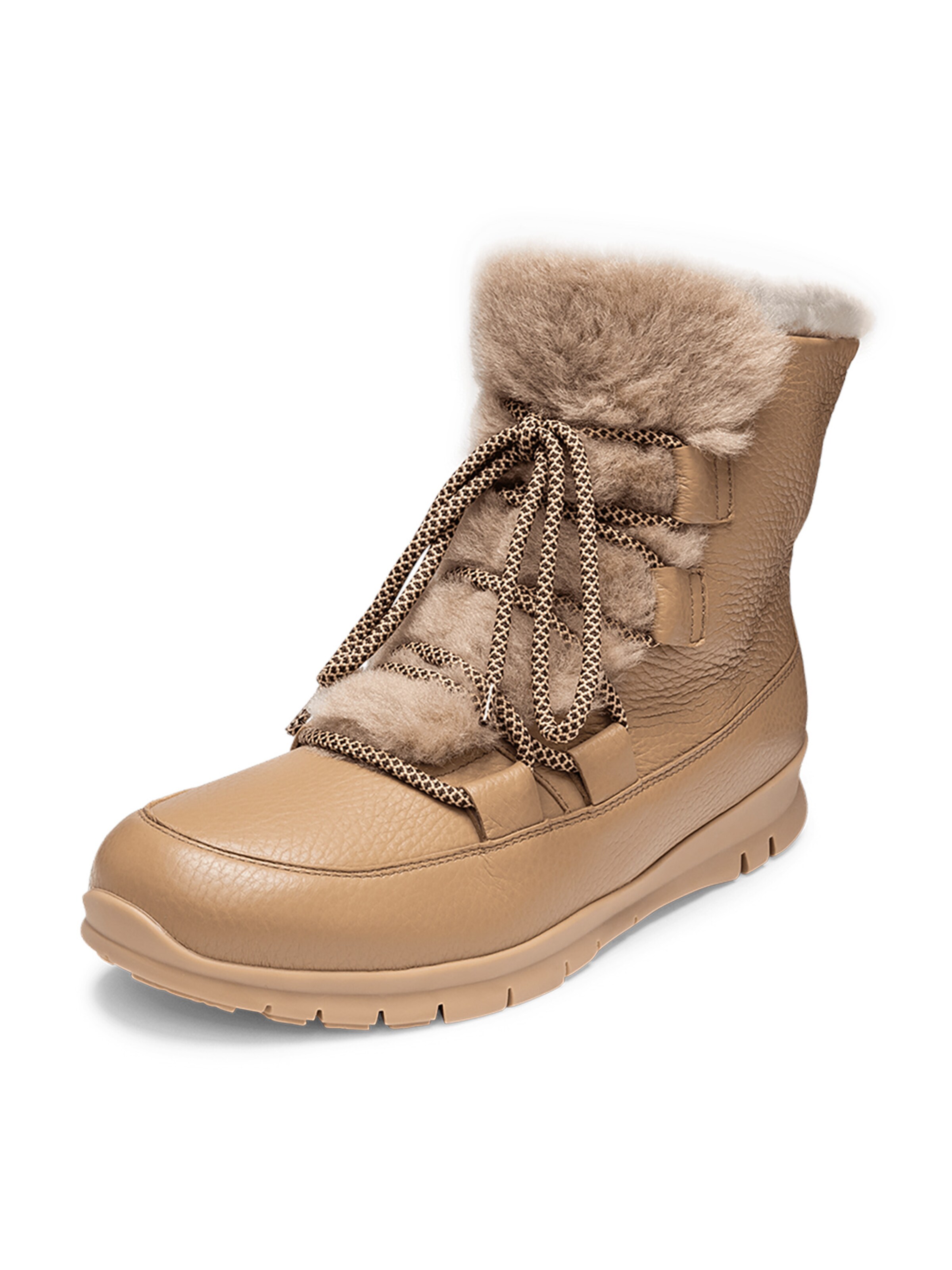 Bottines à lacets VITAFORM en marron : devant