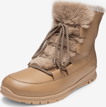 VITAFORM Schnürstiefelette in Braun: Vorderseite