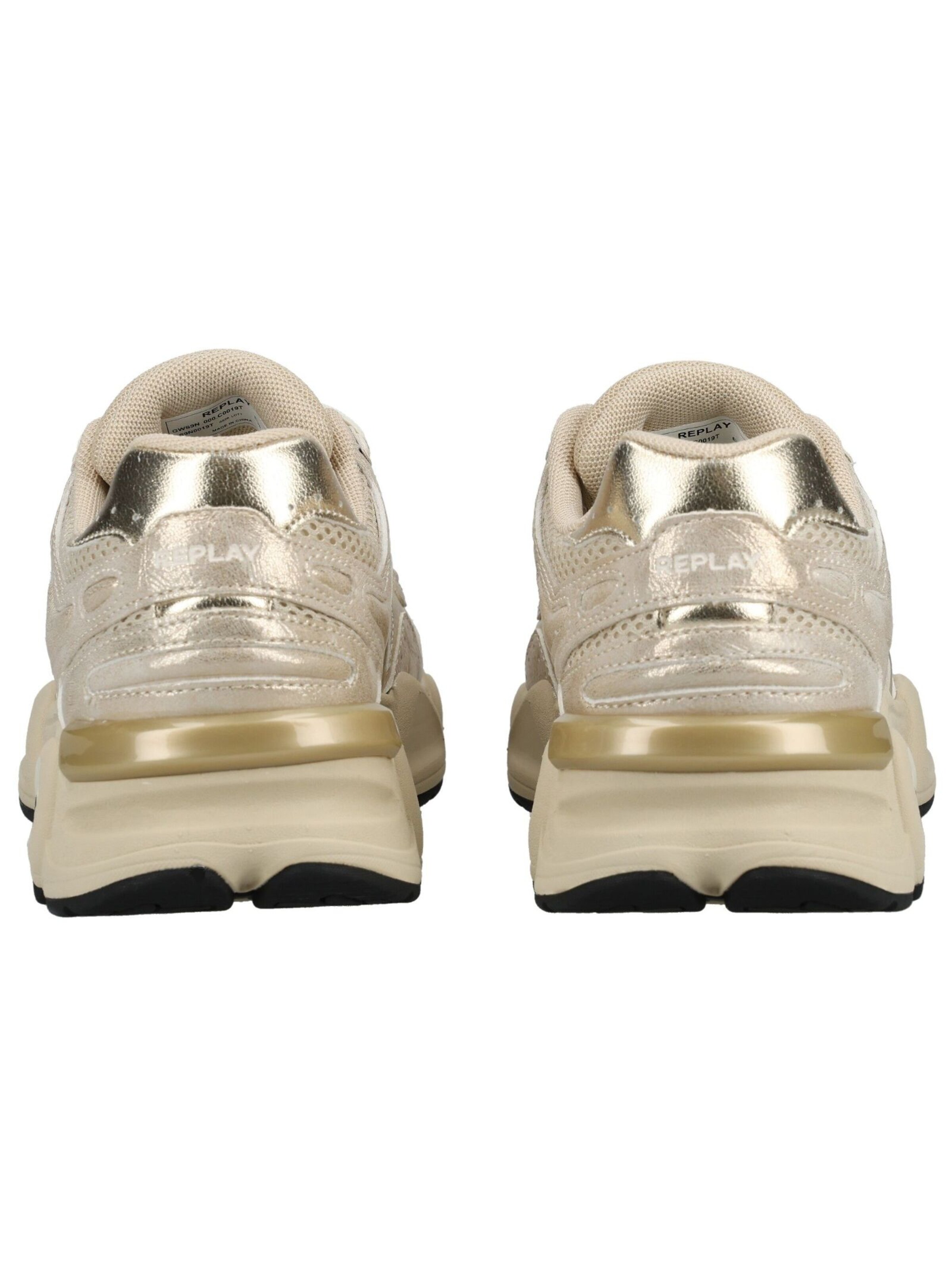 REPLAY Sneakers laag in Goud