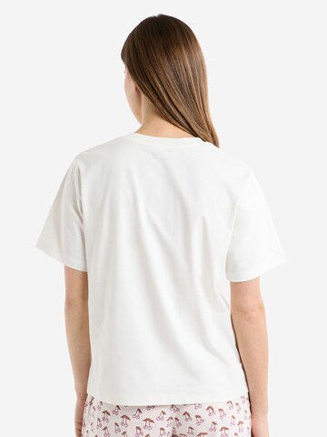 ETAM Pajama Shirt 'Ginger' in White