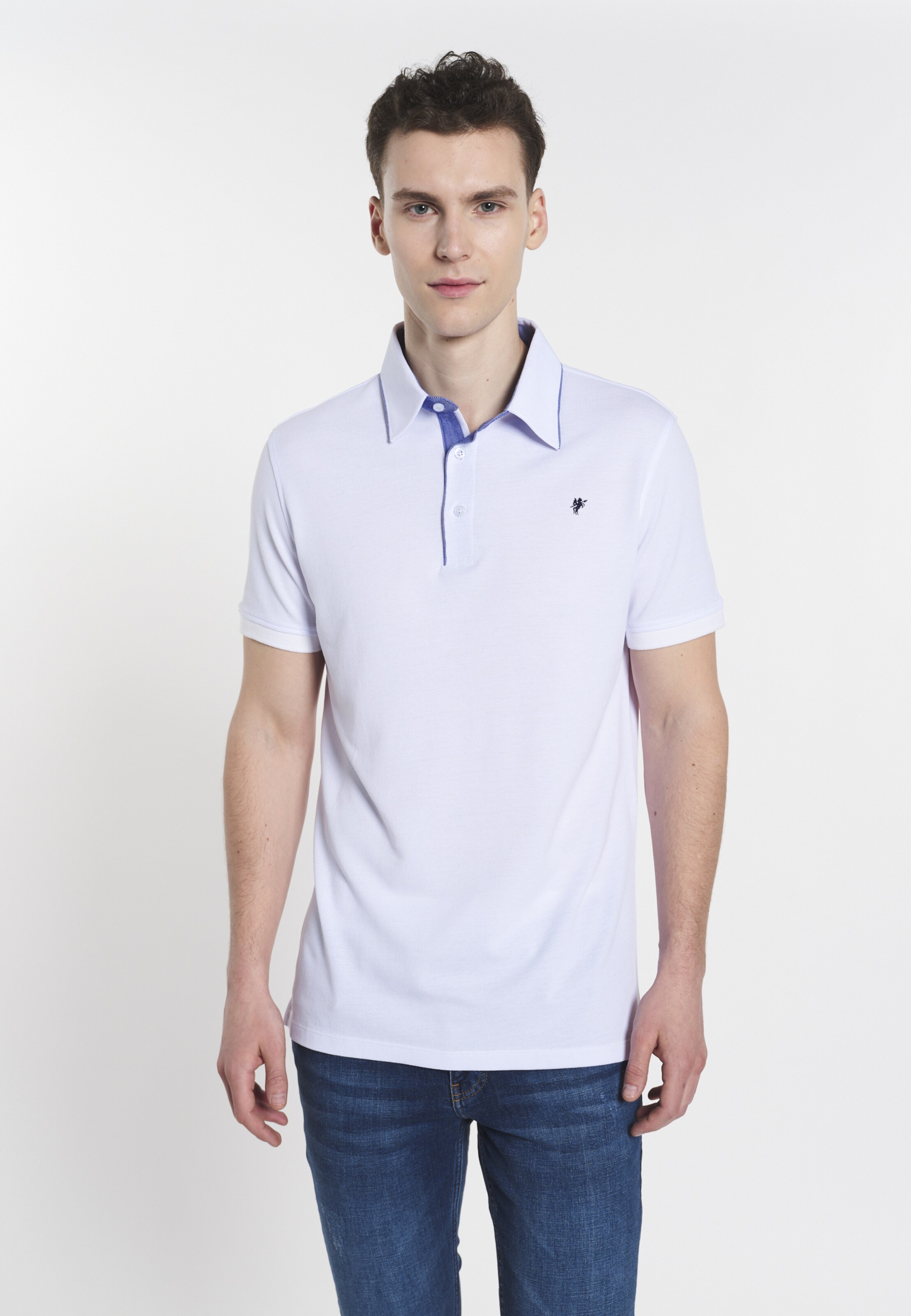 Denim culture polo shirt hotsell