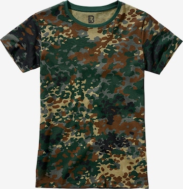 Brandit Shirt in Groen: voorkant