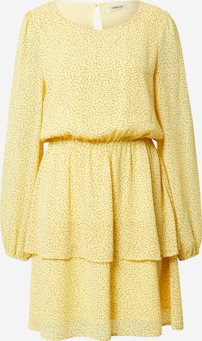 MSCH COPENHAGEN - Vestido 'Linoa Rikkelie' en amarillo: frente