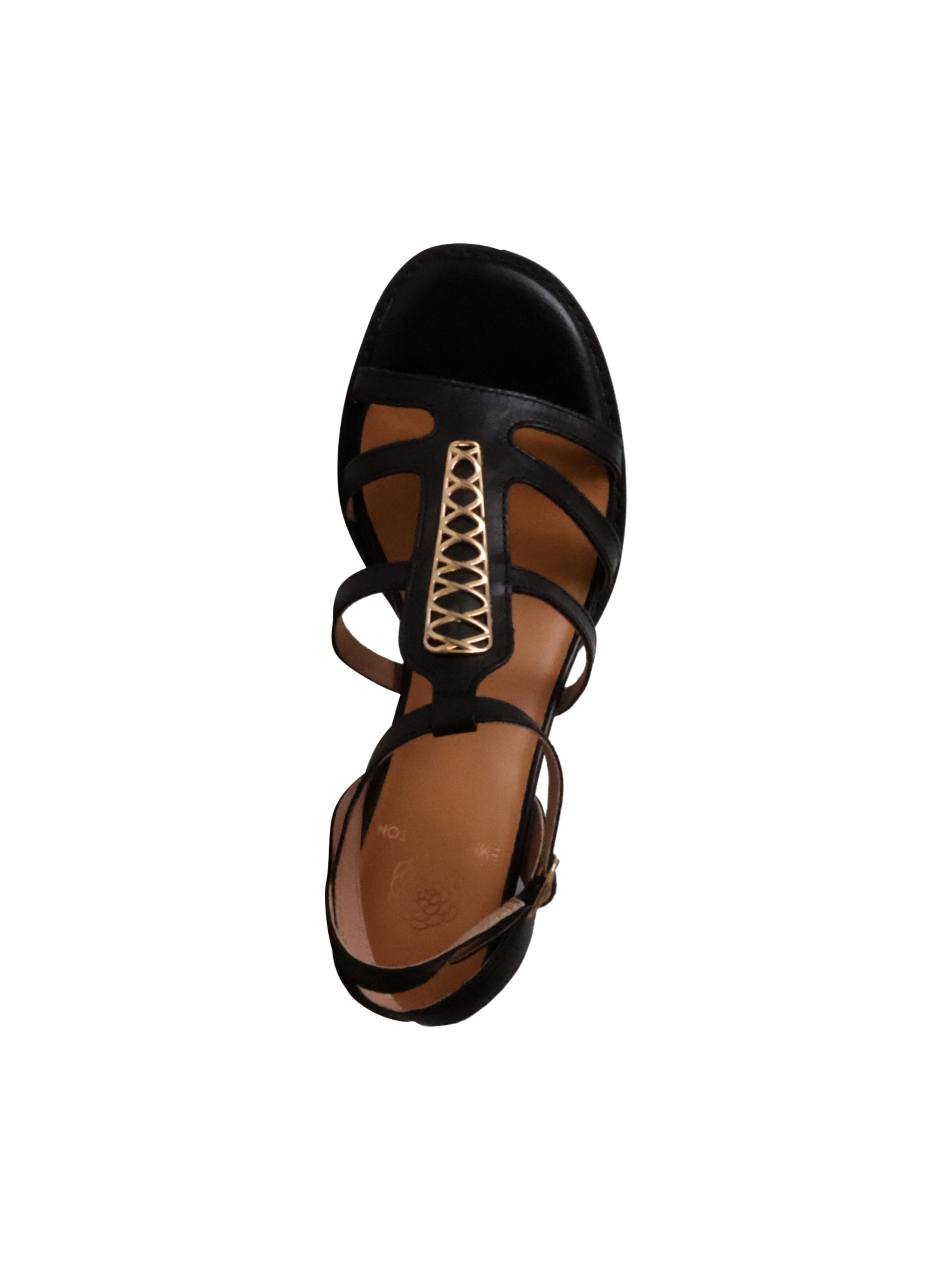 Sandalo 'Ledersandalen mit Absatz Catalina' di Emilie Karston in beige