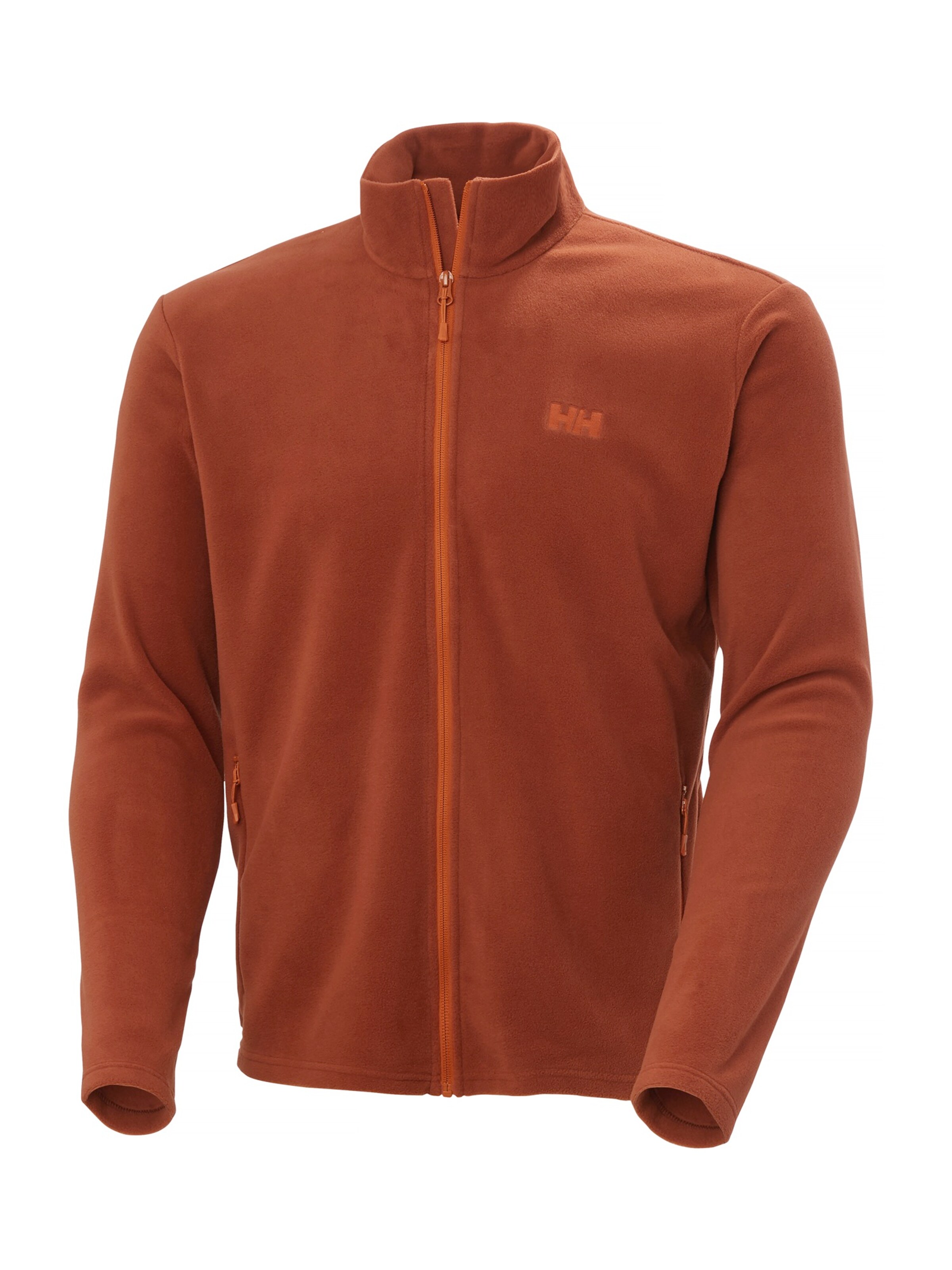 Veste en polaire fonctionnelle 'DAYBREAKER' HELLY HANSEN en marron : devant