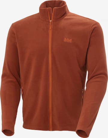 Veste en polaire fonctionnelle 'DAYBREAKER' HELLY HANSEN en marron : devant