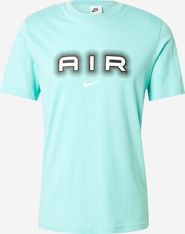 Nike Sportswear - Camiseta 'AIR' en verde: frente
