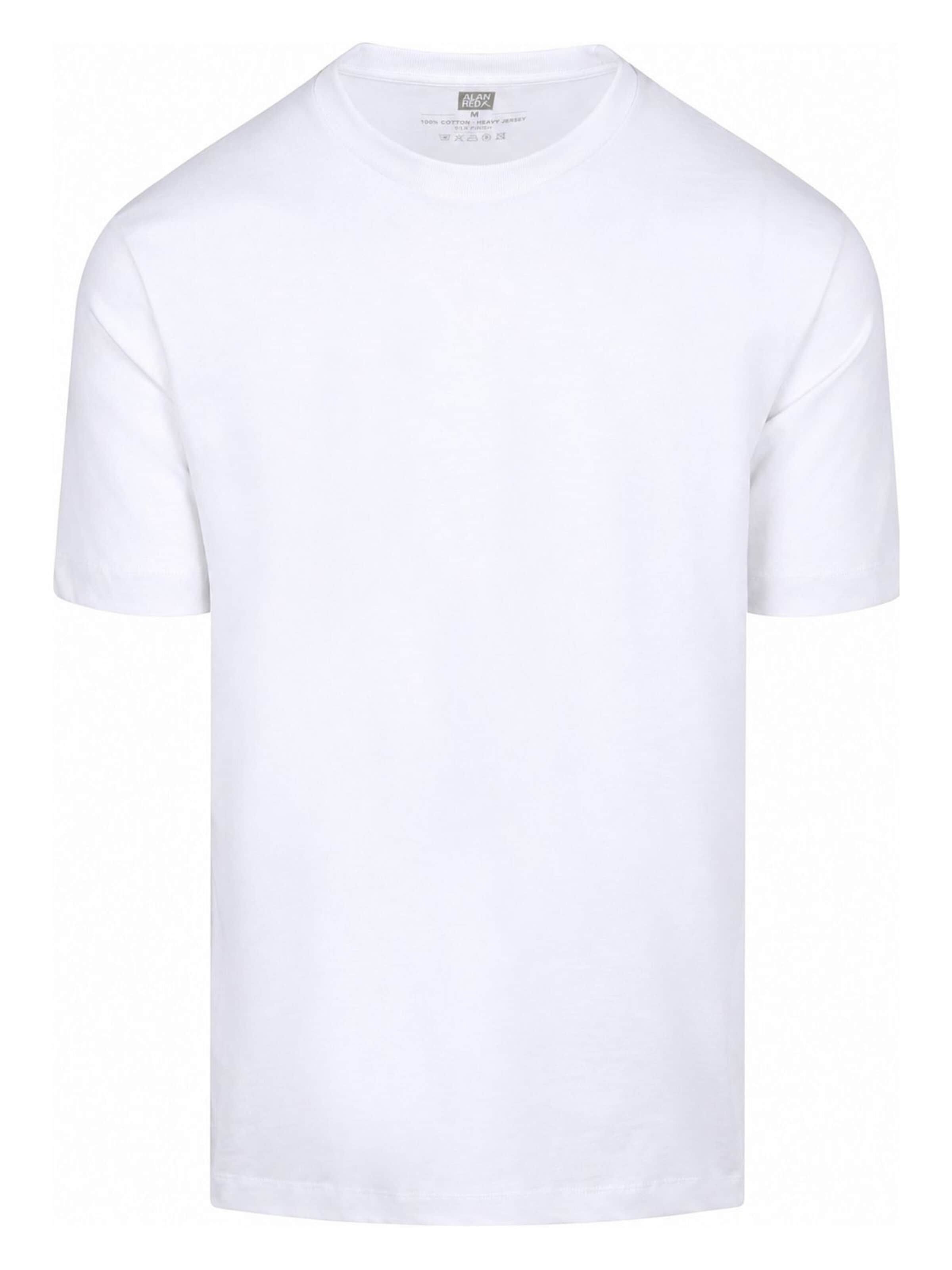 alan red Shirt 'Venice' in White: front