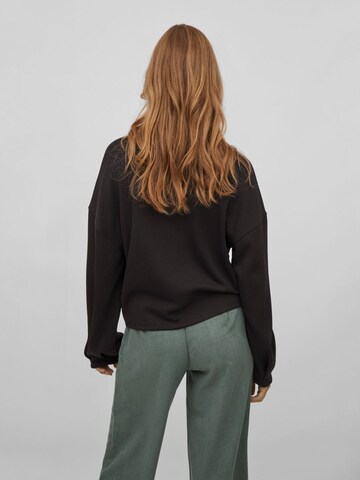 VILA Sweatshirt in Black