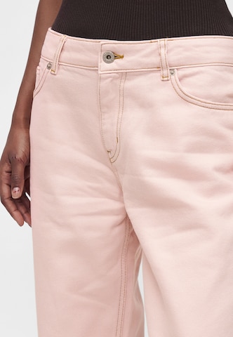 HUGO Wide leg Jeans 'Gamala_B' in Roze