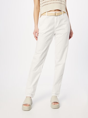 ESPRIT Regular Broek in Wit: voorkant