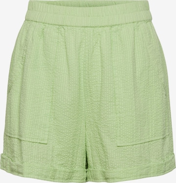 PIECES Regular Trousers 'KIANA' in Green: front