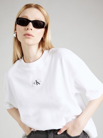 T-shirt Calvin Klein Jeans en blanc