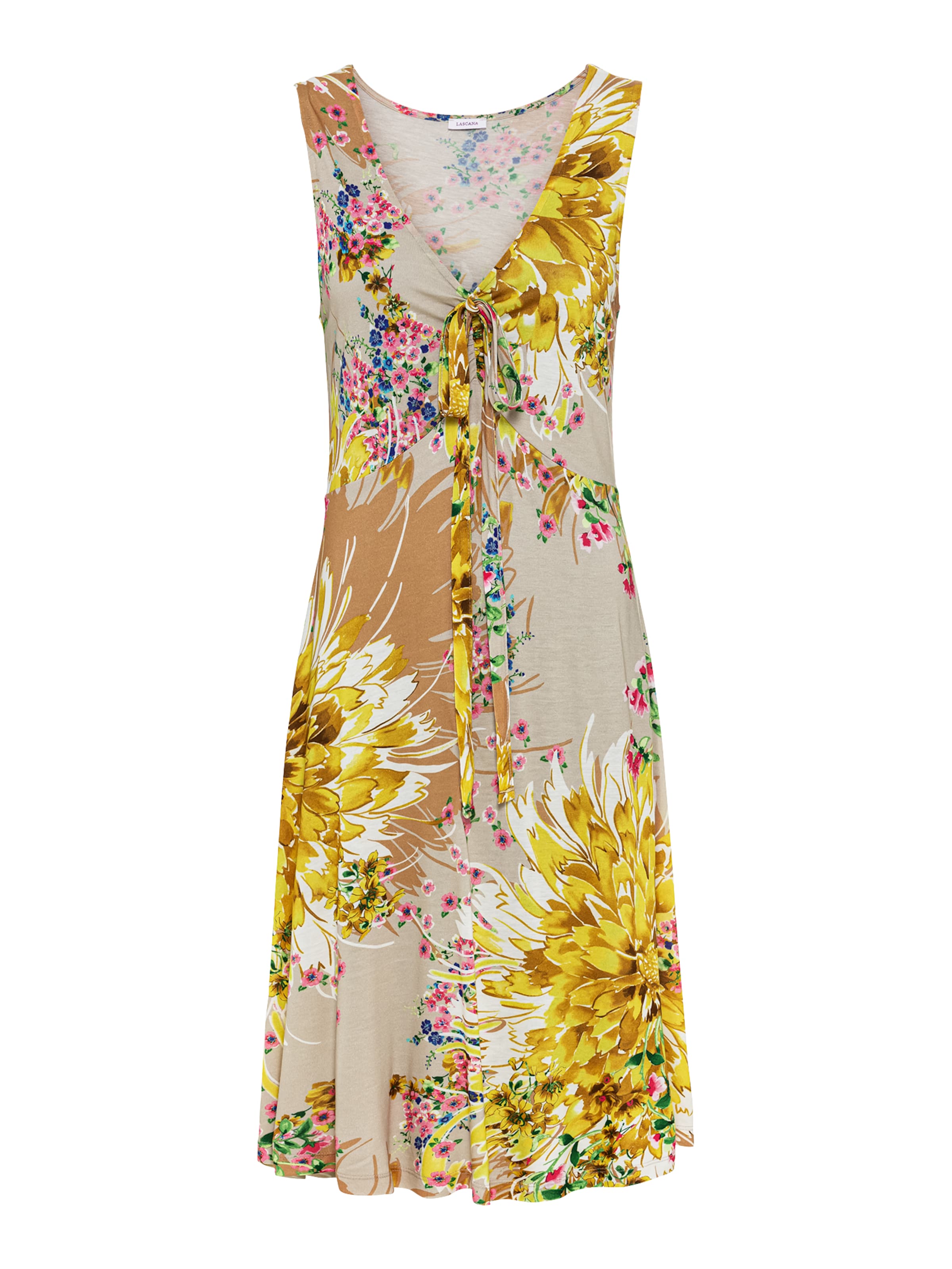 dzeltens LASCANA Kleita 'Georgia': no priekšpuses