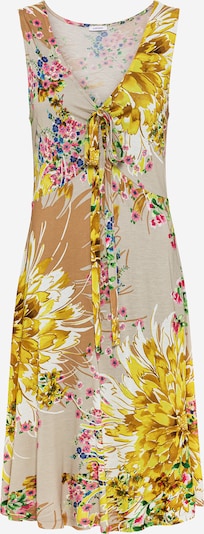 LASCANA Φόρεμα 'Georgia' σε άμμος / χρυσοκίτρινο / πράσινο / ροζ, Άποψη προϊόντος