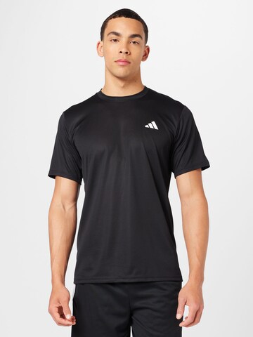 ADIDAS PERFORMANCE Performance Shirt 'Train Essentials' in Black: front