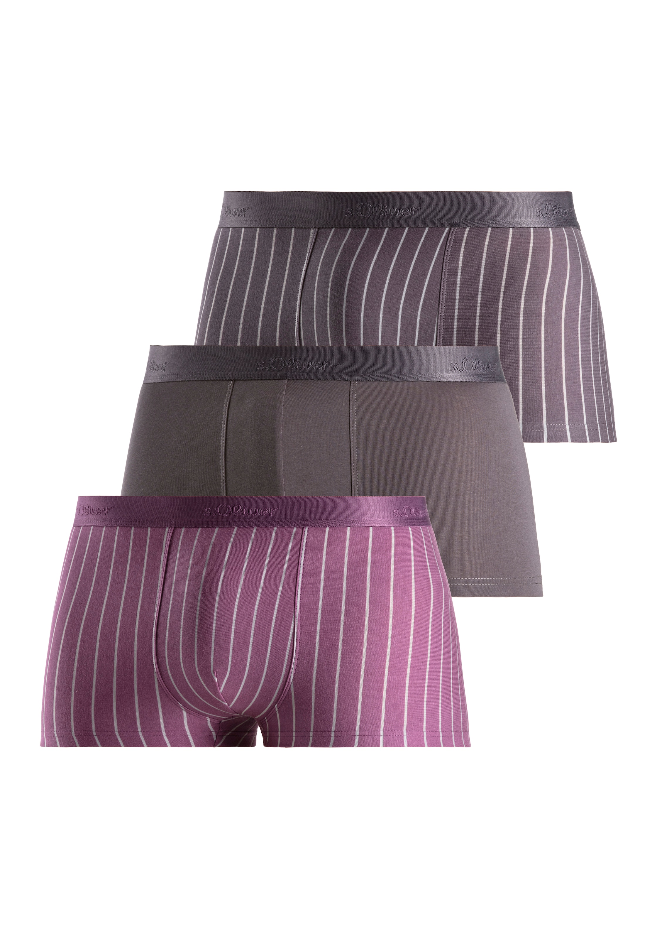 pilka s.Oliver Boxer trumpikės 'Hipster': priekis