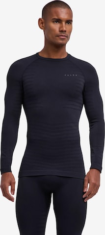 FALKE Base Layer in Schwarz: Vorderseite