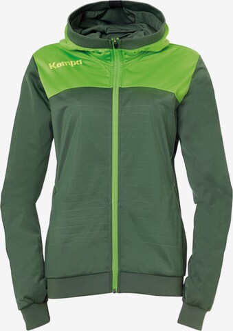 KEMPA Athletic Jacket in Green: front