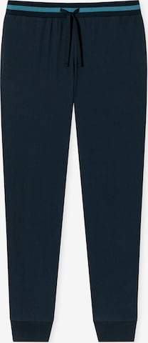 Pantalon de sport ' Mix & Relax ' SCHIESSER en bleu : devant