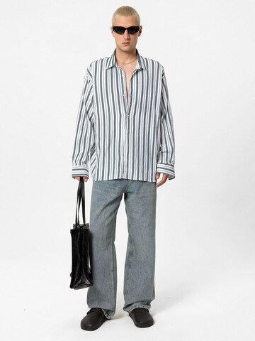 VAMOS CLO - Comfort Fit Camisa 'Blazing Star' em verde