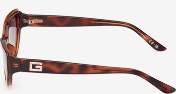 Lunettes de soleil GUESS en marron