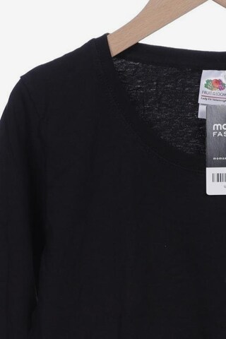 FRUIT OF THE LOOM Langarmshirt M in Schwarz