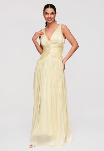 Ombre Abendkleid in Gelb