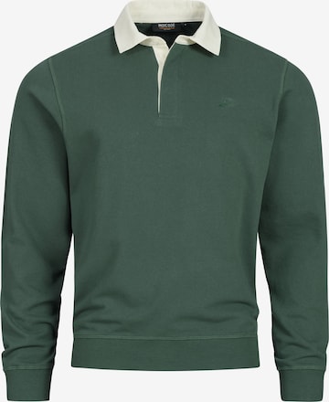 INDICODE JEANS Sweatshirt 'Isnar' in Groen: voorkant