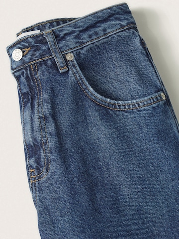 MANGO Wide leg Jeans 'Fabiola' in Blauw