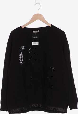 MARGITTES Sweatshirt & Zip-Up Hoodie in XXL in Black: front