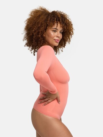 Body modelant 'Bodysuit Sculpting Shapewear Longsleeve mit String' cfab en orange