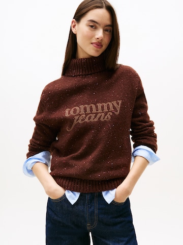 Tommy Jeans - Jersey en marrón: frente