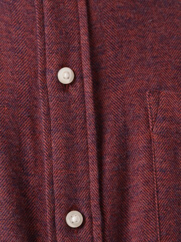 Andrew James Regular Fit Hemd in Rot