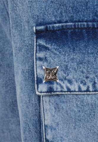 Loosefit Jeans cargo Pequs en bleu