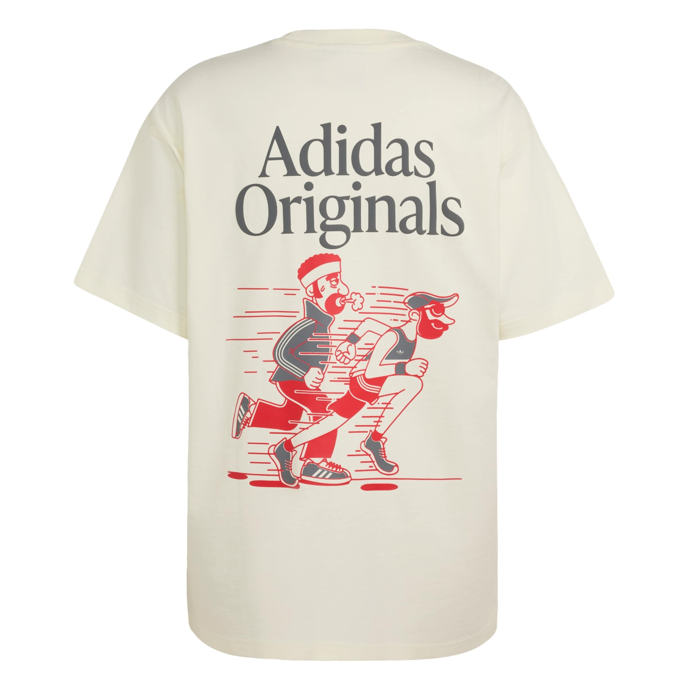 ADIDAS ORIGINALS - Camiseta 'Running Club' en blanco