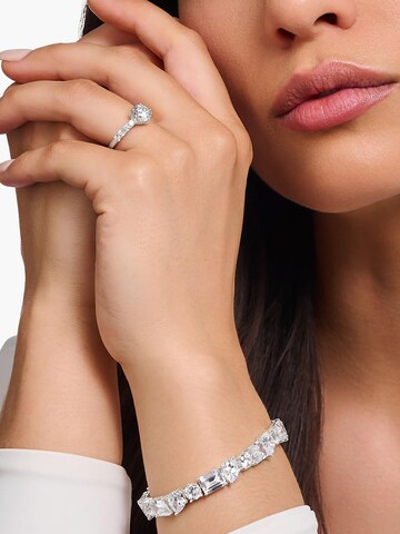 Thomas Sabo Ring 'Ring Silver Solitaire White' in White