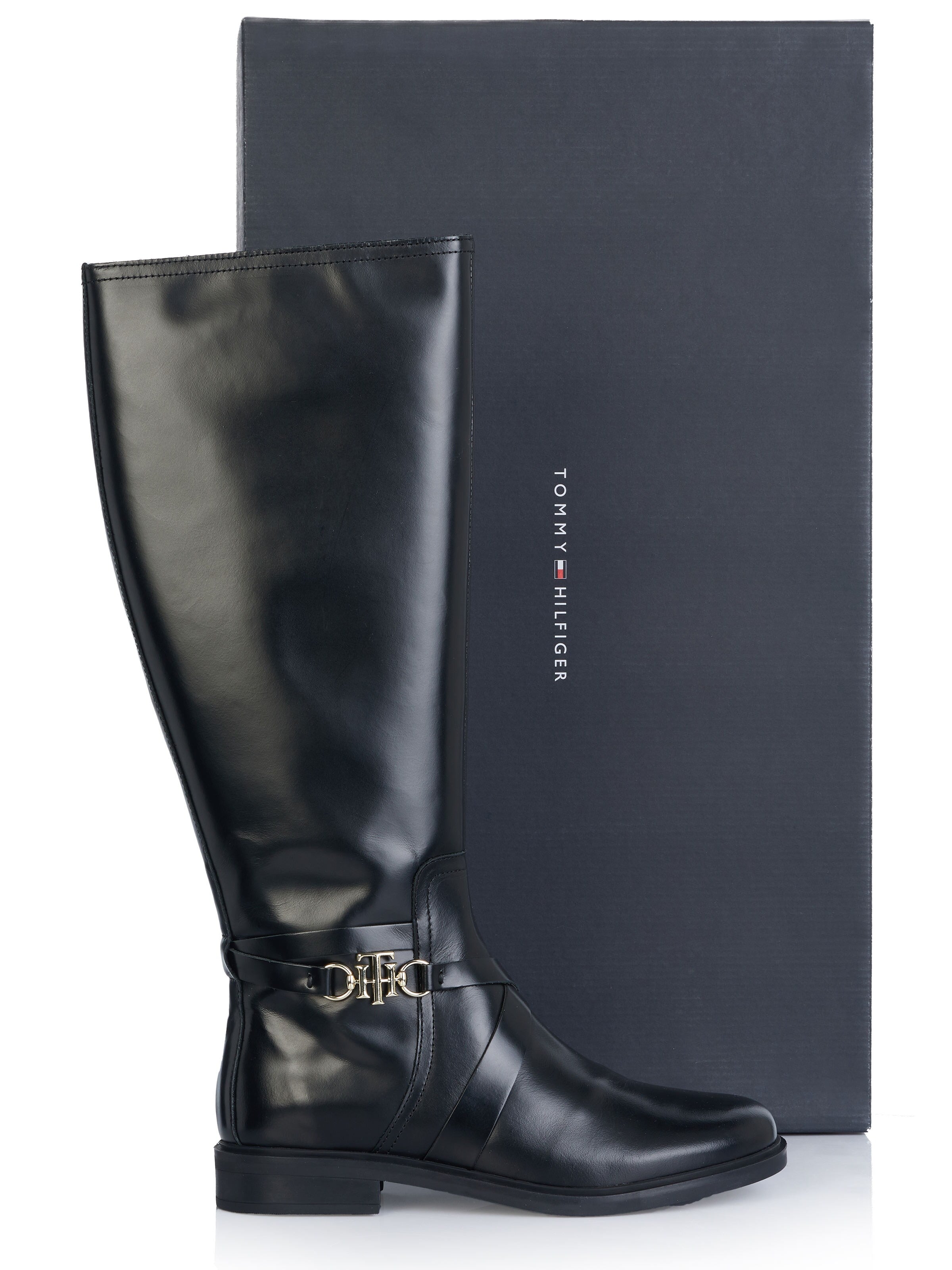 TOMMY HILFIGER Boots 'Tommy Hilfiger Stiefel' in Black