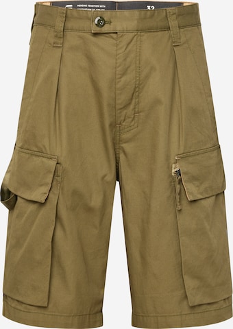 G-Star RAW - Loosefit Pantalón cargo en verde: frente