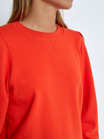 Sweat-shirt 'Gloria' Peppercorn en rouge