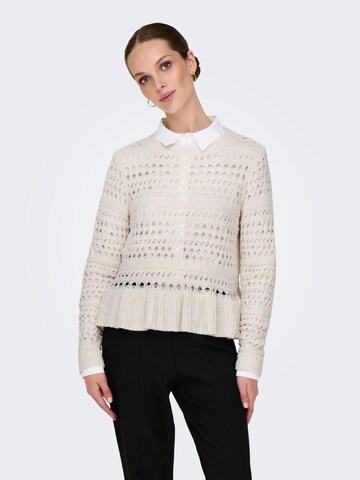 Pullover di ONLY in bianco: frontale