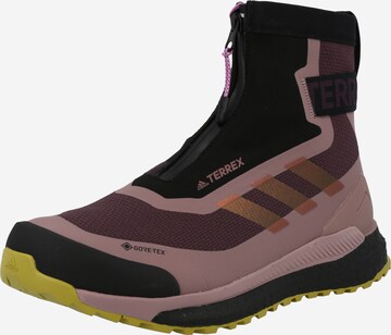 ADIDAS TERREX Boots 'Free Hiker Cold.Rdy' in Purple: front